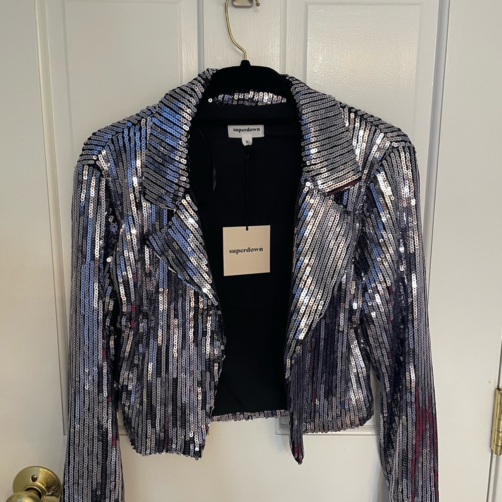 Super down!  Small sequins jacket